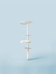 MYMIU® Design Kratzbaum <br>zur Wandinstallation <br> Größe: Large <br>– mit Webpelz-Hängematte